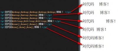 html如何插入空白