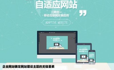 企业网站确定网站建设主题的关键要素