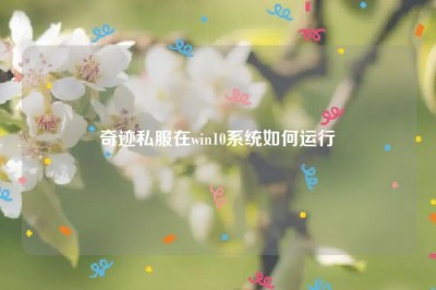 奇迹私服在win10系统如何运行