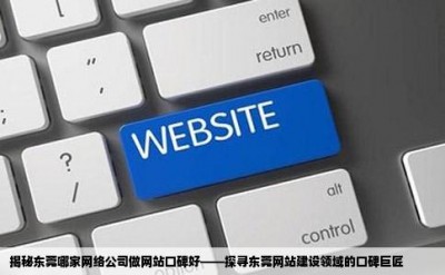 揭秘东莞哪家网络公司做网站口碑好——探寻东莞网站建设领域的口碑巨匠