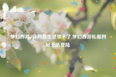 梦幻西游sf官网首页登录不了,梦幻西游私服网站无法登陆