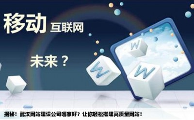 揭秘！武汉网站建设公司哪家好？让你轻松搭建高质量网站！