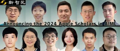 2024苹果学者名单公布，华人占一半！宾大博士生曾和Jim Fan搞出英伟达最火机器人