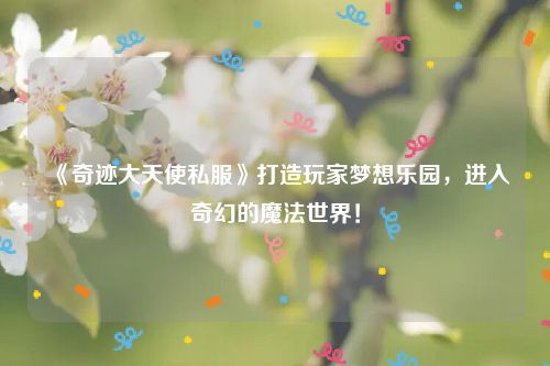 《奇迹大天使私服》打造玩家梦想乐园，进入奇幻的魔法世界！