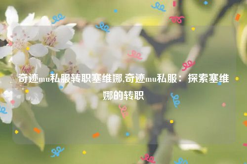 奇迹mu私服转职塞维娜,奇迹mu私服：探索塞维娜的转职